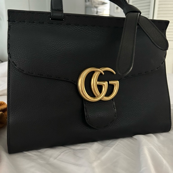 Gucci GG Marmont Top Handle w/knot  - Small - Picture 6 of 11